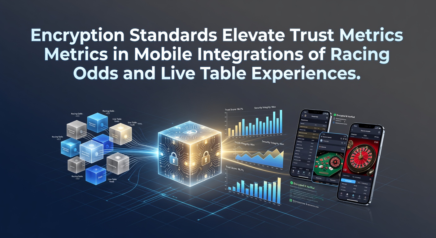 Mobile betting interface displaying encrypted racing odds and live table game sessions with security indicators