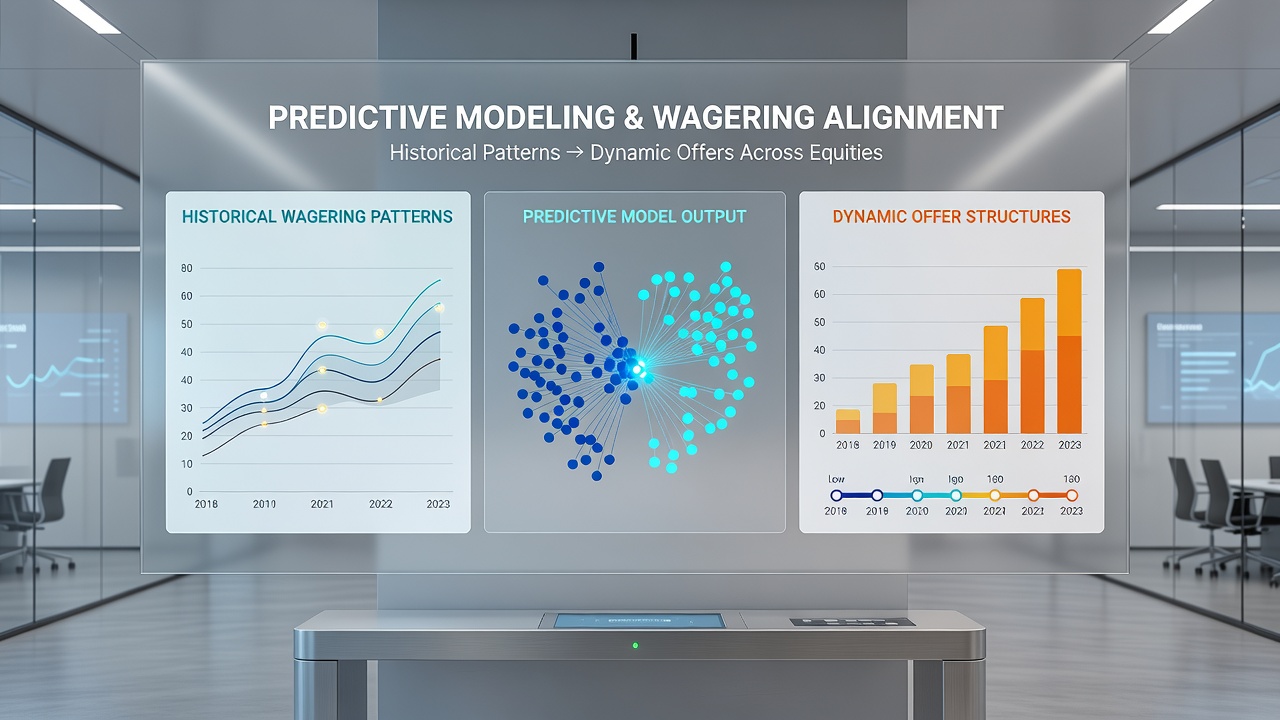 Mobile interface displaying dynamic promotional offers generated by predictive models for horse racing bets and slot reel sessions