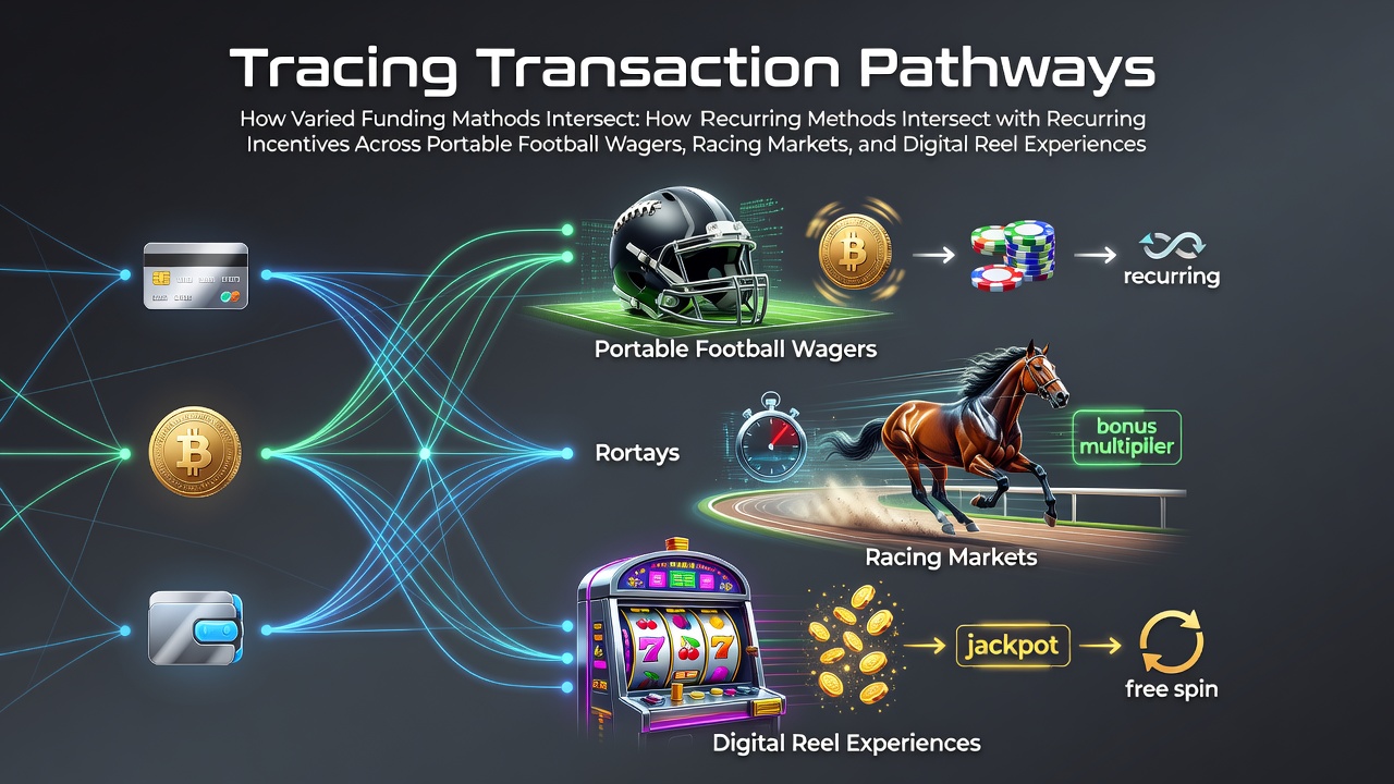 Diagram showing transaction flows between funding methods and incentive structures in mobile betting platforms