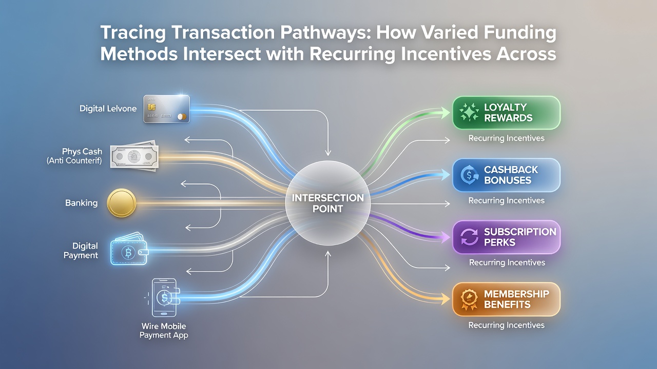 Flowchart illustrating how recurring incentives link deposit types to user activity in racing and slot environments