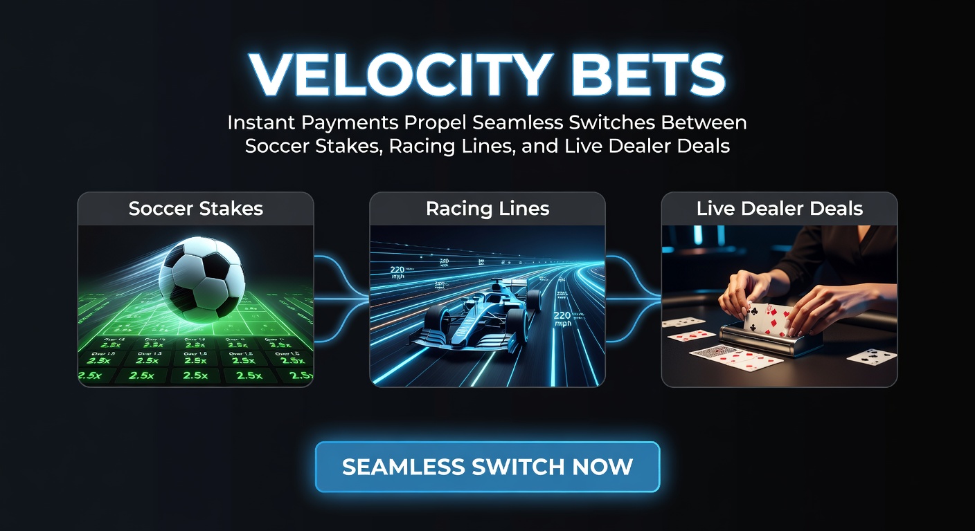 Digital interface showing instant payment confirmation amid soccer match highlights, racing odds, and live dealer blackjack table